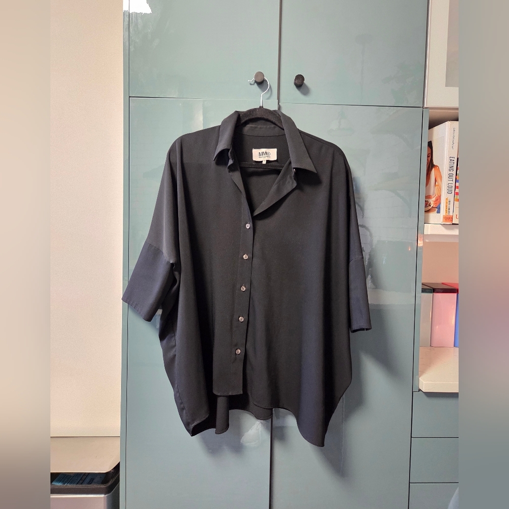 Maison Martin Margiela Black Lightweight Shirt Jacket